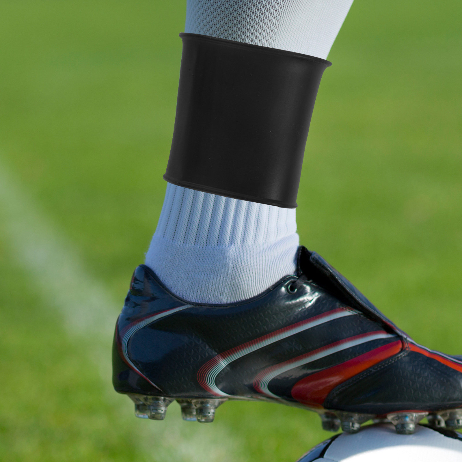 Sock Organizer Tray - 1Pair Silicone Soccer Shin Guard Straps
