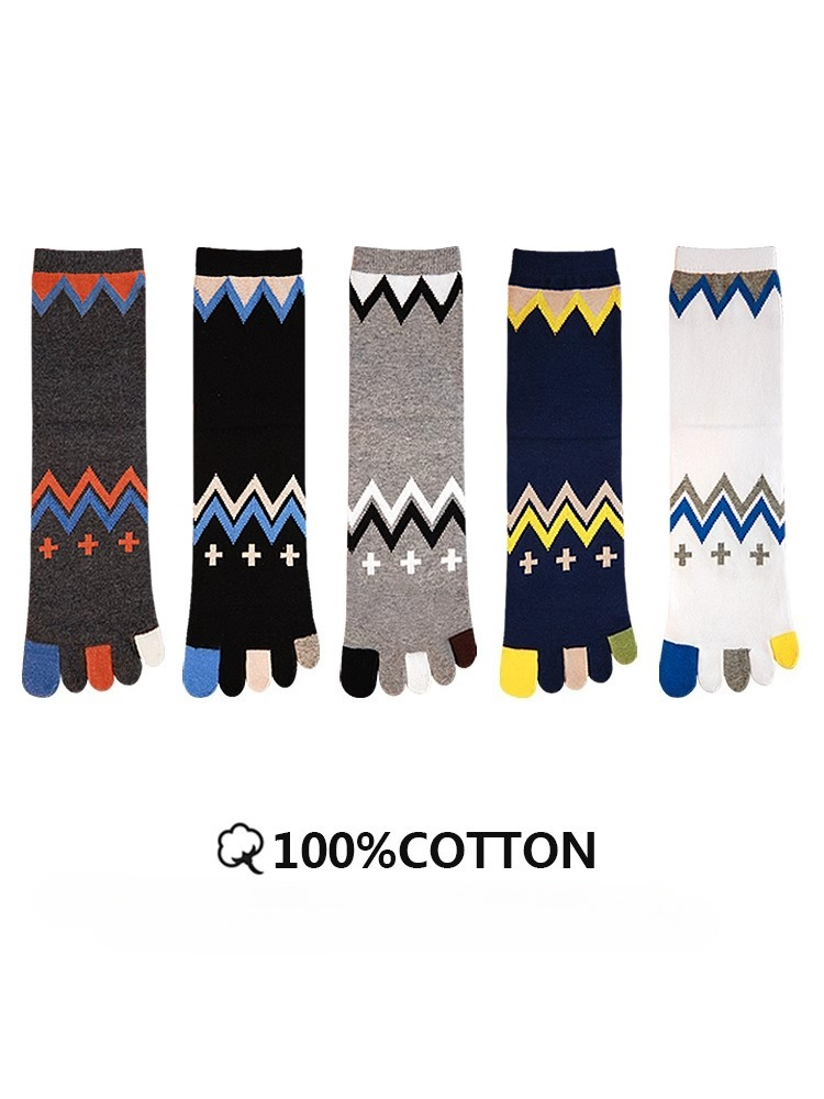 5 Pairs Four-season Pure Cotto - đánh giá và giá Toe Sock Split